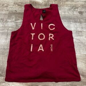Victoria’s Secret Sport Red Tank Top Size Large